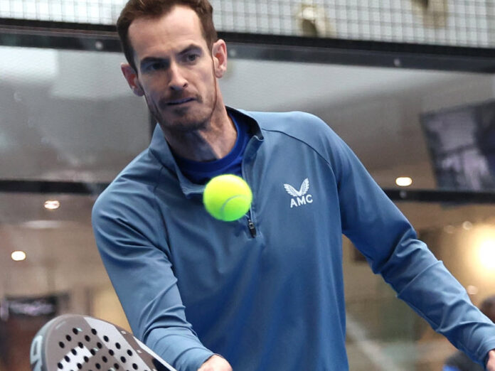 andy murray playing padel andy murray playing padel