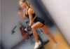Padel champion Denise Hoefer shows off her training at the gym denise hoefer training