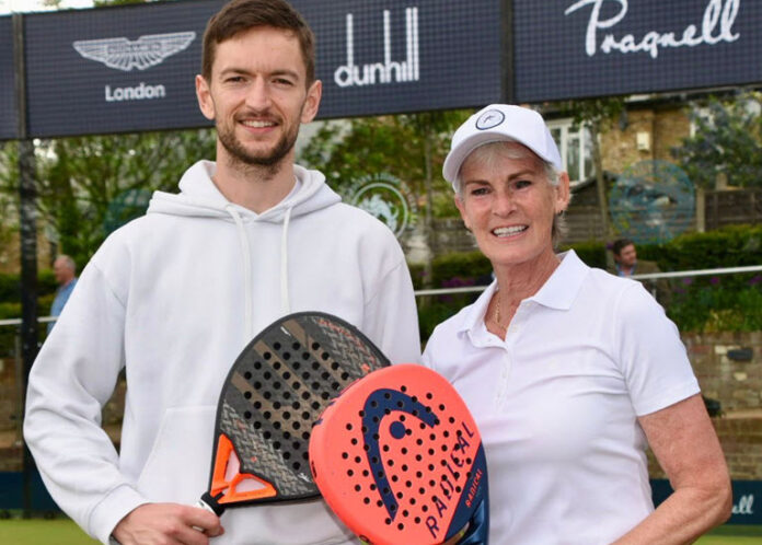 judy murray playing padel judy murray playing padel