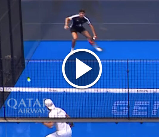 VIDEO. Ale Galan and his perfect drop shot when facing Coello and Tapia in the final in Genova galan and the perfect drop shot vs. coello