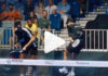 Coello wins an incredible point almost hitting Tapia in the face during a match in Malaga incredible shot from coello