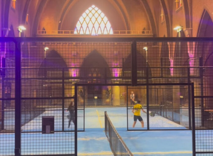 playing padel in the church in the netherlands playing padel in the church in the netherlands