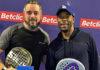Former Arsenal Sylvain Wiltord player becomes a padel coach sylvain nino wiltord