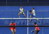 Ale Galan wins an incredible point with a behind-the-back shot ale galan wins an incredible point with a behind the back shot