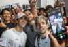Lebron and Stupaczuk connect with fans after advancing to Miami final lebron and stupaczuk have fun with fans after reaching the final in miami