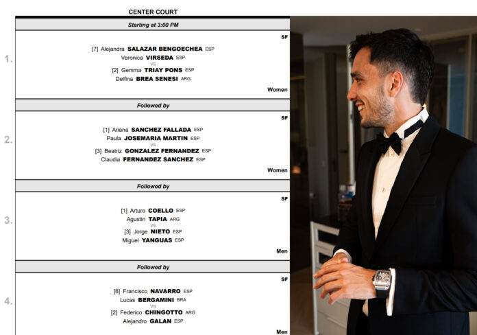 order of play doha order of play doha
