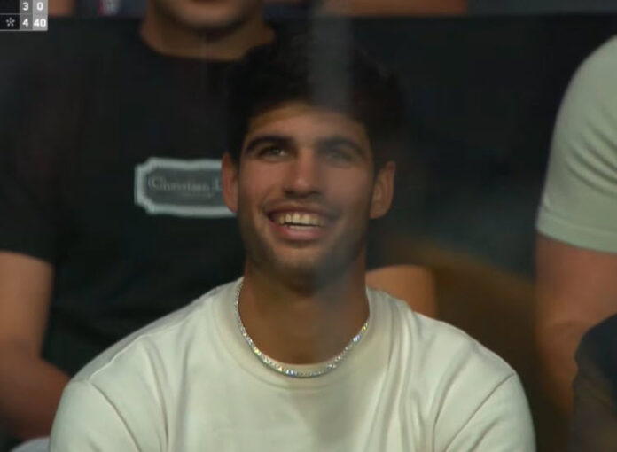 Carlos Alcaraz enjoys watching Chingotto and Galan playing padel after Miami Open exit