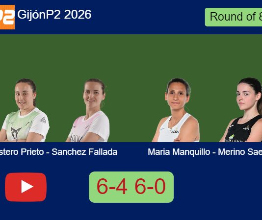 Ustero Prieto and Sanchez Fallada crushes Maria Manquillo and Merino Saez 6-4 6-0 in Gijón – Gijón P2 2026 – HIGHLIGHTS Match-Ustero-Sanchez-vs-Maria-Merino