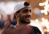 Galan reacts after semifinal defeat in Brussels at he hands of Leo Augsburger and Juan Lebrón