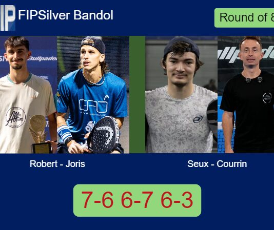 Robert and Joris outlasts Seux and Courrin 7-6 6-7 6-3 in Bandol – FIP Silver Bandol Match-Robert-Joris-vs-Seux-Courrin