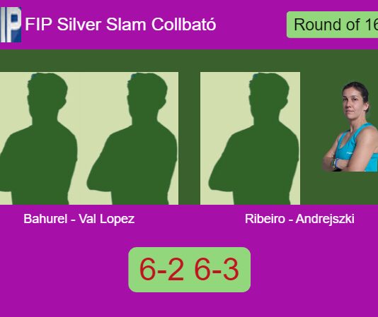 Bahurel and Val Lopez bested Maria Ribeiro and Andrejszki 6-2 6-3 in Barcelona – FIP Silver Slam Collbató Match-Bahurel-Val-Lopez-vs-Ribeiro-Andrejszki