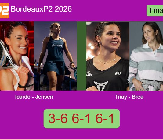 Icardo Alcorisa and Jensen win the title in Bordeaux after ousting Triay Pons and Brea Senesi 3-6 6-1 6-1 in the final Match-Icardo-Jensen-vs-Triay-Brea