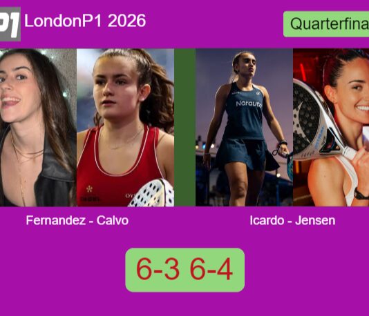 Fernandez Sanchez and Calvo Santamaria conquered Icardo Alcorisa and Jensen 6-3 6-4 in London – London P1 2026 Match-Fernandez-Calvo-vs-Icardo-Jensen