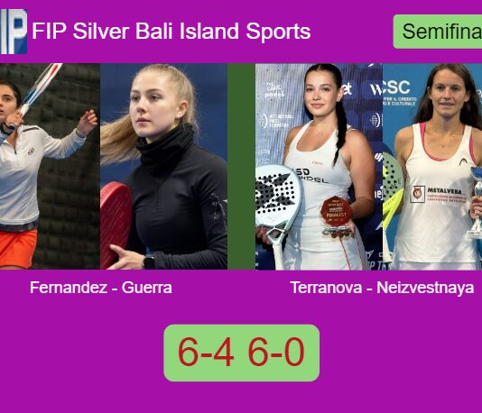 Fernandez Gonzalez and Guerra Santana muller Terranova and Neizvestnaya 6-4 6-0 in Bali – FIP Silver Bali Island Sports Match-Fernandez-Guerra-vs-Terranova-Neizvestnaya