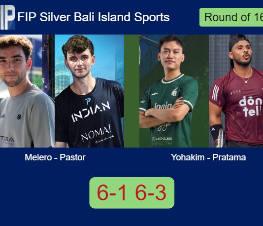 Melero Bernal and Pastor Landaburu roll over Yohakim Prayanto and Pratama 6-1 6-3 in Bali – FIP Silver Bali Island Sports Match-Melero-Pastor-vs-Yohakim-Pratama