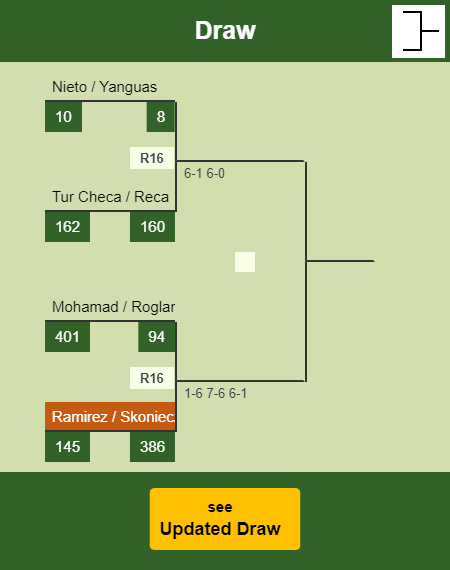 Ramirez - Skonieczny Draw info