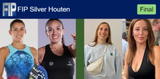 Evangelina Bidahorria and Riera lift the trophy in Houten after a 7-5 6-1 victory over Parmigiani and Wyckaert Match-Bidahorria-Riera-vs-Parmigiani-Wyckaert