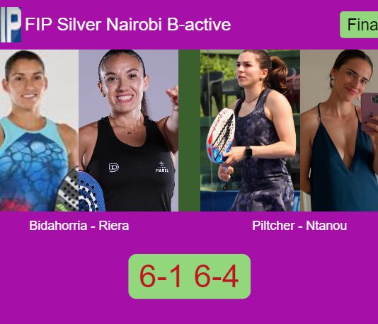 Evangelina Bidahorria and Riera win the title in Nairobi after beating Piltcher and Ntanou 6-1 6-4 in the final Match-Bidahorria-Riera-vs-Piltcher-Ntanou