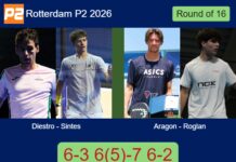 Antonio Diestro and Sintes Villalonga book their place in the next round with a 6-3 6-7⁵ 6-2 win over Aragon Herrera and Roglan Pons Match-Diestro-Sintes-vs-Aragon-Roglan