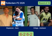 Stupaczuk and Sanz power past Ortega and Axelsson 6-2 6-2 at Rotterdam P2 2026 Match-Stupaczuk-Sanz-vs-Ortega-Axelsson