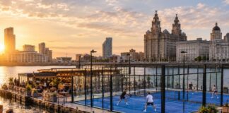 “We are really pleased to be bringing the UK’s first floating padel courts to Liverpool Waters,” James Whittaker says as venue clears licensing hurdle