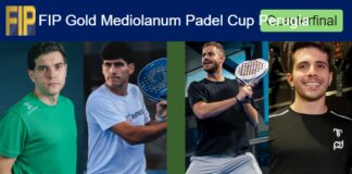 Barahona and Sanchez Blasco continue their FIP Gold Mediolanum Padel Cup Perugia run by downing Bergamini and Bautista 3-6 7-6 6-4 Match-Barahona-Sanchez-vs-Bergamini-Bautista