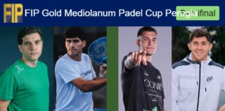 Barahona and Sanchez Blasco advance at FIP Gold Mediolanum Padel Cup Perugia after defeating Jimenez and Arroyo 7-6 6-4 Match-Barahona-Sanchez-vs-Jimenez-Arroyo