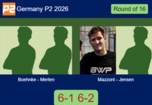 Boehnke and Merten outplay Mazzoni and Jensen to win 6-1 6-2 in Düsseldorf Match-Boehnke-Merten-vs-Mazzoni-Jensen
