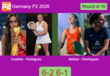 Castello Lopez and Eulalia Rodriguez secure a Round of 16 victory over Bellver Fructuoso and Dominguez Gracia in Düsseldorf Match-Castello-Rodriguez-vs-Bellver-Dominguez