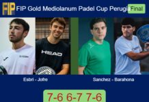 Esbri and Jofre seal the FIP Gold Mediolanum Padel Cup Perugia crown by beating Sanchez Blasco and Barahona 7-6 6-7 7-6 Match-Esbri-Jofre-vs-Sanchez-Barahona