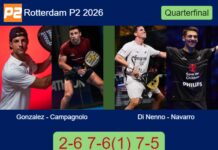 Gonzalez and Campagnolo book their place in the next round with a 2-6 7-6¹ 7-5 win over Di Nenno and Navarro Match-Gonzalez-Campagnolo-vs-Di-Nenno-Navarro