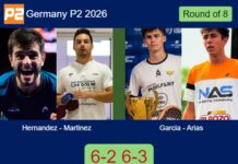 Hernandez and Martinez outplay Garcia Rubio and Arias Aznar to win 6-2 6-3 in Düsseldorf Match-Hernandez-Martinez-vs-Garcia-Arias