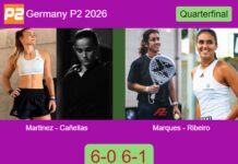 Martinez Fortun and Cañellas Rodero continue their Germany P2 2026 run by downing Marques Fernandes and Maria Ribeiro 6-0 6-1 Match-Martinez-Canellas-vs-Marques-Ribeiro
