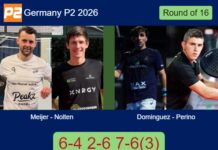 Meijer and Nolten complete a 6-4 2-6 7-6³ victory over Dominguez and Tomas Perino in the Round of 16 Match-Meijer-Nolten-vs-Dominguez-Perino