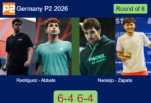 Rodriguez Martinez and Abbate power past Naranjo Martinez and Zapata 6-4 6-4 at Germany P2 2026 Match-Rodriguez-Abbate-vs-Naranjo-Zapata